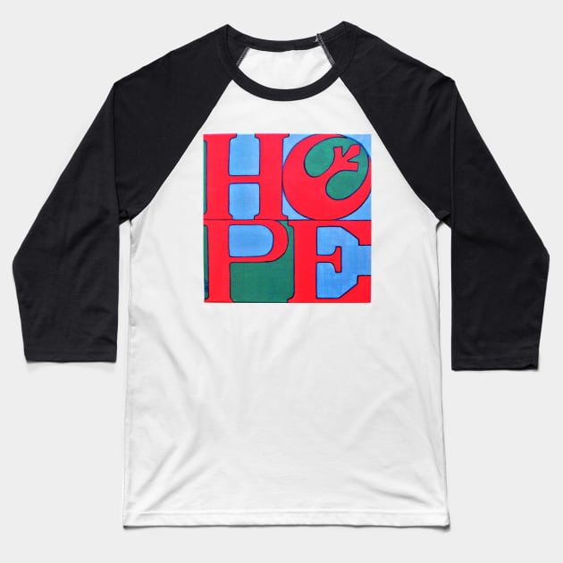 Love and Hope Baseball T-Shirt by redroachart